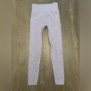 ANWND LIGHT PURPLE RIBBED LEGGINGS - Size Small SKU:175